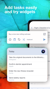 اسکرین شات 2 برنامه SingularityApp: To Do Lists