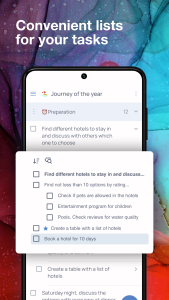 اسکرین شات 1 برنامه SingularityApp: To Do Lists