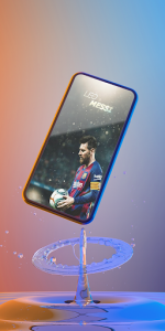 اسکرین شات برنامه Lionel Messi Wallpaper HD 4