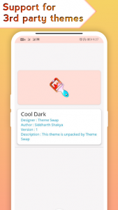 اسکرین شات برنامه Theme Swap (Formerly My Themer) Themes & Dark Mode 1