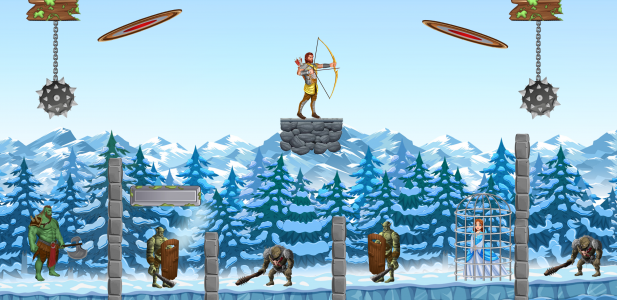 اسکرین شات بازی Archery King 1