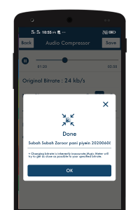 اسکرین شات برنامه MP3 Compressor 3