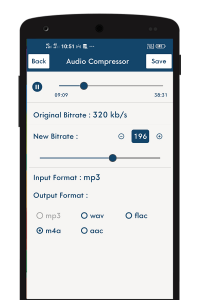 اسکرین شات برنامه MP3 Compressor 2