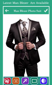 اسکرین شات برنامه Men Blazer Photo Suit 2