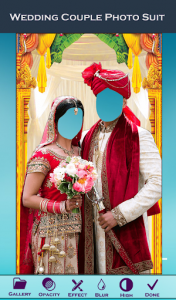 اسکرین شات برنامه Wedding Couple Photo Suit 1