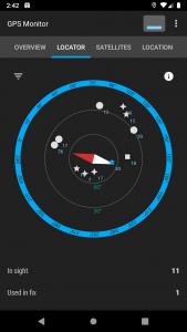 اسکرین شات 2 برنامه GPS Monitor: satellite data