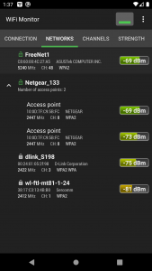اسکرین شات برنامه WiFi Monitor: network analyzer 3