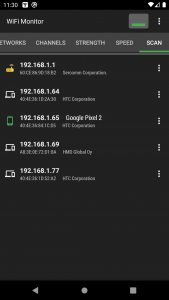 اسکرین شات 5 برنامه WiFi Monitor: network analyzer