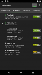 اسکرین شات 3 برنامه WiFi Monitor: network analyzer