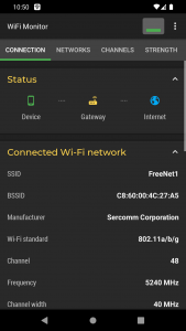 اسکرین شات 1 برنامه WiFi Monitor: network analyzer