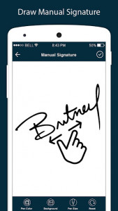 اسکرین شات برنامه Signature Creator - Signature Maker 2