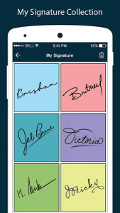 اسکرین شات برنامه Signature Creator - Signature Maker 4