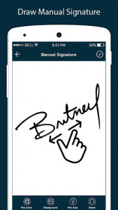 اسکرین شات برنامه Signature Creator - Signature Maker 6