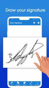 اسکرین شات برنامه Signature Maker - Digital Signature Creator 1