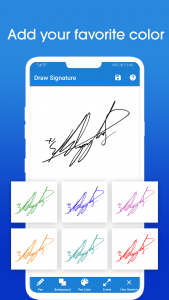 اسکرین شات برنامه Signature Maker - Digital Signature Creator 3