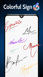 اسکرین شات 6 برنامه Signature Maker: Sign Creator