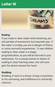 اسکرین شات برنامه Dreams and their meanings 4