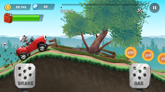 اسکرین شات بازی Mountain Climb : Jump Racing 1