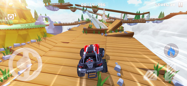 اسکرین شات 2 بازی Mountain Climb: Stunt Car Game