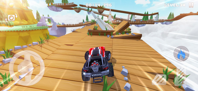 اسکرین شات بازی Mountain Climb: Stunt Car Game 2