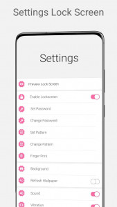 اسکرین شات 5 برنامه Flower Lock Screen