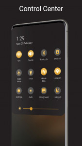 اسکرین شات برنامه Pure Gold Lock Screen 2
