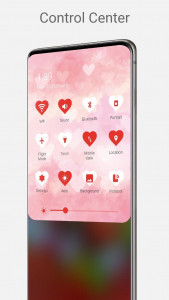 اسکرین شات 2 برنامه Love Heart Lock Screen