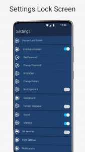 اسکرین شات 5 برنامه Modern Style Lockscreen