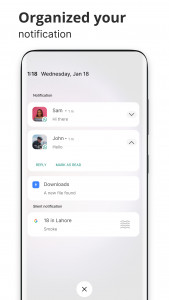 اسکرین شات 3 برنامه Android 13 Style Lock screen