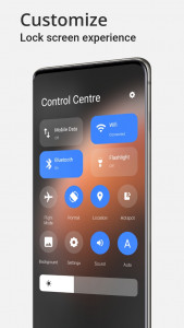 اسکرین شات 2 برنامه Modern Mi style Lock Screen