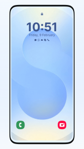اسکرین شات 1 برنامه Lock Screen S25 Style