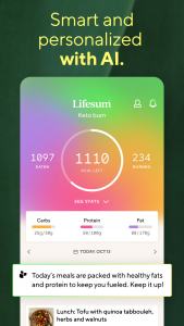 اسکرین شات 8 برنامه Lifesum: AI Calorie Tracker