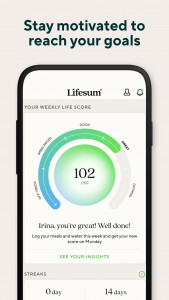 اسکرین شات برنامه Lifesum Food Tracker & Fasting 7