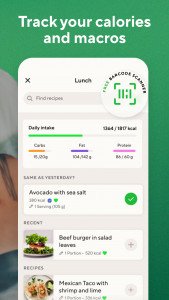 اسکرین شات برنامه Lifesum: Calorie Tracker 3