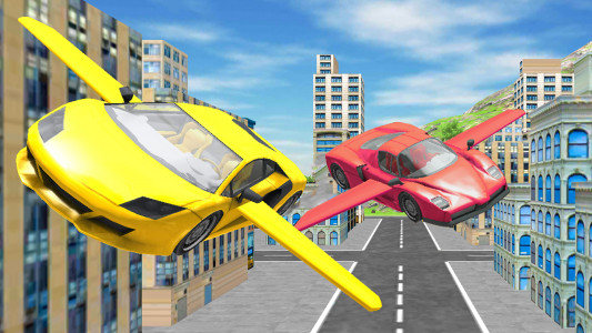 اسکرین شات بازی Flying car game : City car games 2020 1