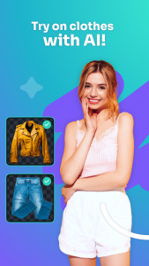 اسکرین شات برنامه FitRoom: Virtual Try On Clothe 1