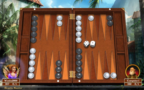 اسکرین شات بازی Hardwood Backgammon 1