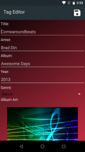 اسکرین شات برنامه Music Player 5