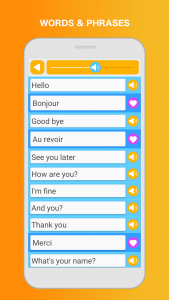 اسکرین شات برنامه Learn French Language 3