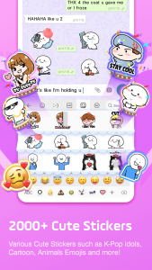 اسکرین شات برنامه Facemoji AI Emoji Keyboard 7