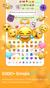 اسکرین شات 2 برنامه Facemoji AI Emoji Keyboard