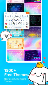 اسکرین شات برنامه Facemoji:Emoji Keyboard&ASK AI 3
