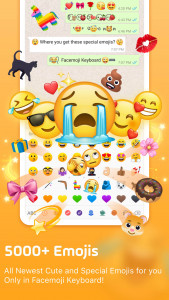 اسکرین شات برنامه Facemoji AI Emoji Keyboard 2