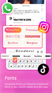 اسکرین شات 4 برنامه Facemoji AI Emoji Keyboard