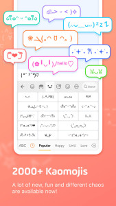 اسکرین شات 6 برنامه Facemoji AI Emoji Keyboard