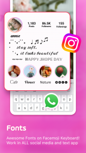 اسکرین شات برنامه Facemoji:Emoji Keyboard&ASK AI 4