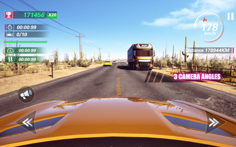 اسکرین شات بازی Crazy Racer 2