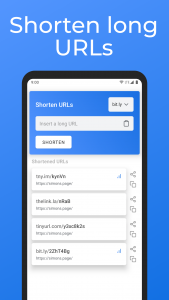 اسکرین شات برنامه URL Shortener 1