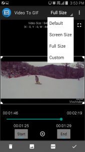 اسکرین شات 3 برنامه Ultra-High Quality GIF Maker
