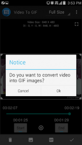 اسکرین شات برنامه Video To GIF - Ultra-High Quality GIF Maker 5
